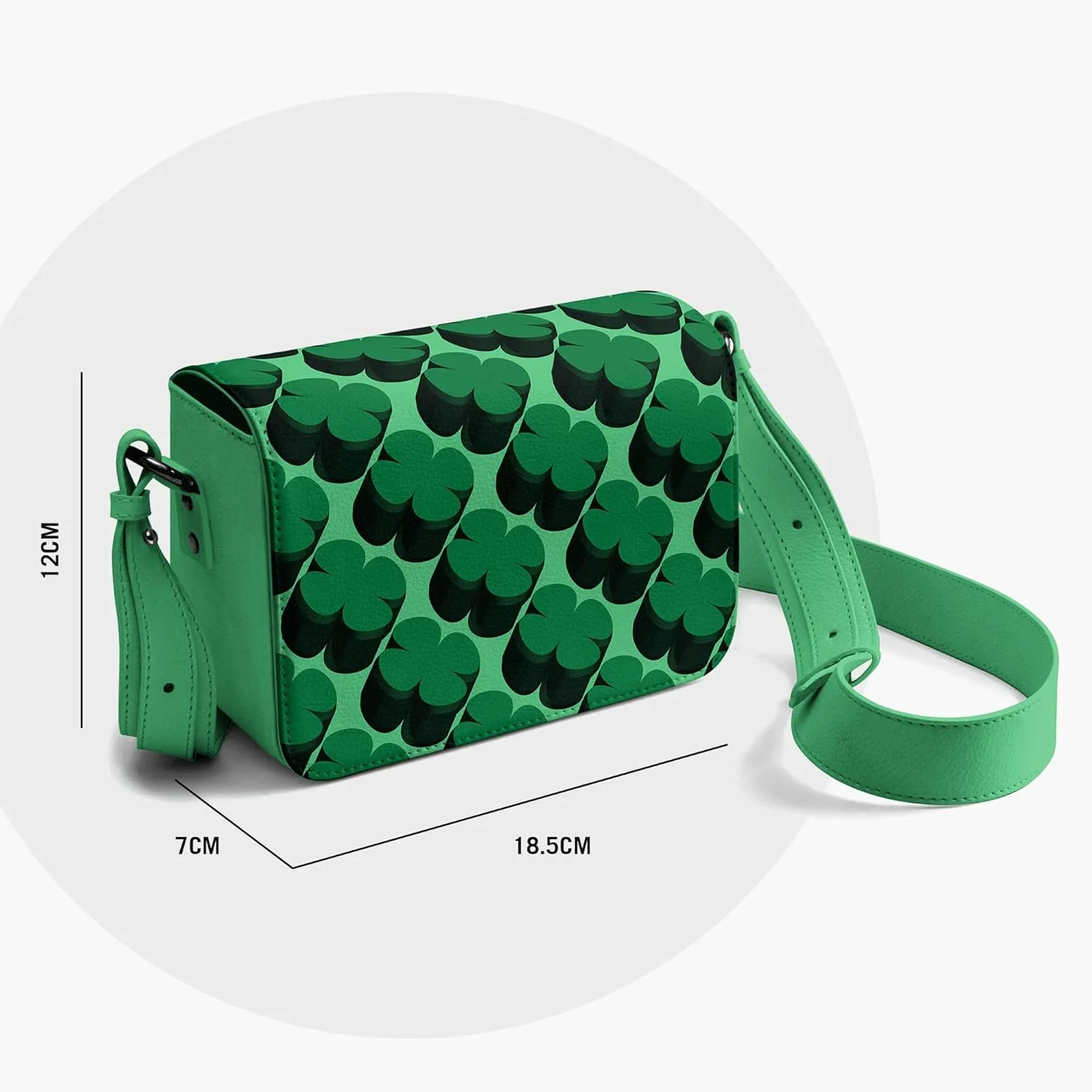 Slim Box Crossbody Purse for Women, Girls | Vegan Leather | Ladies Wallet | Shoulder Handbag | Magnetic Closure