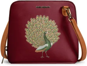Slim Trapeze Crossbody Purse for Women, Girls | Vegan Leather | Stylish Ladies Wallet | Shoulder Handbag