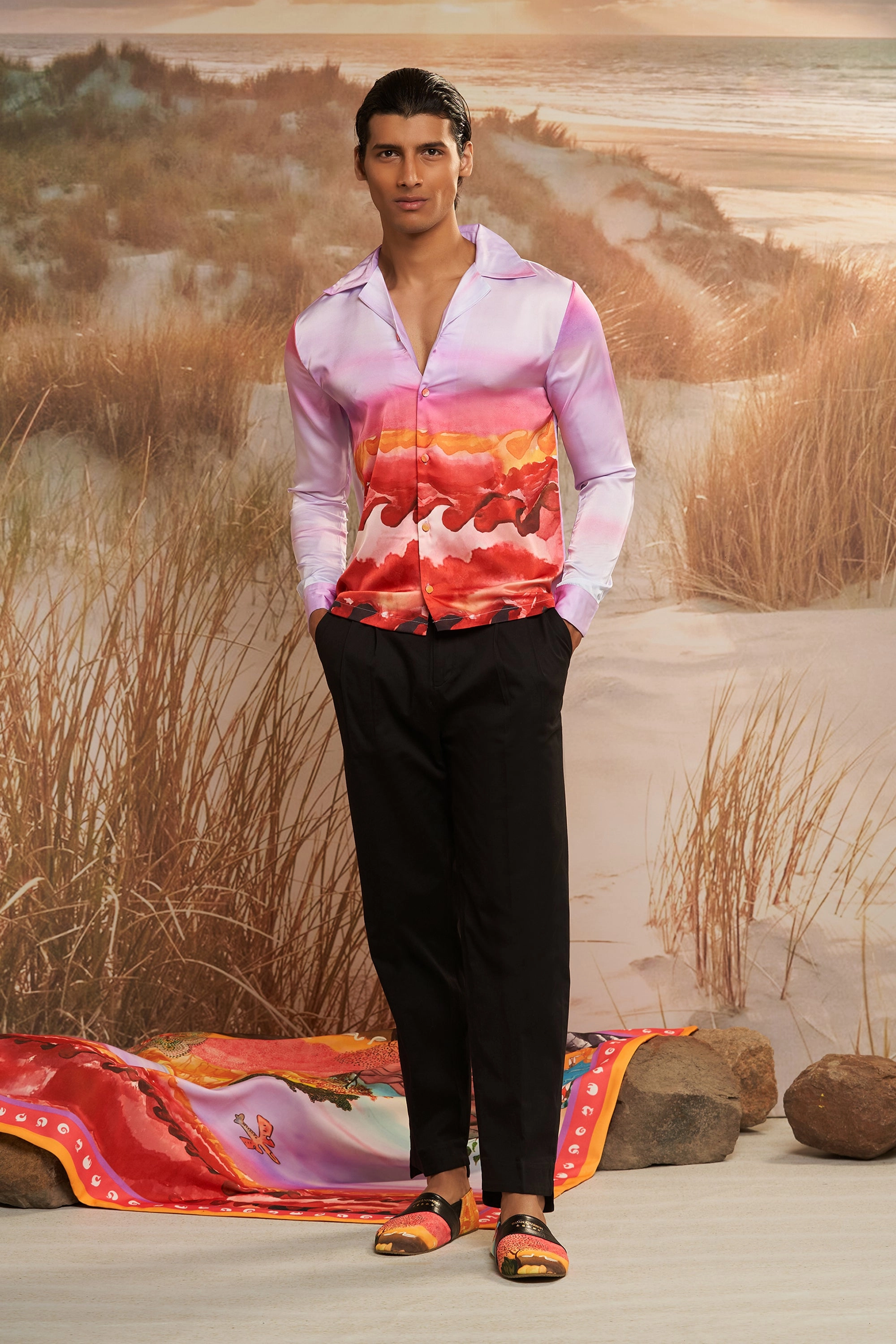 Sol Dusk Ombre Resort Shirt