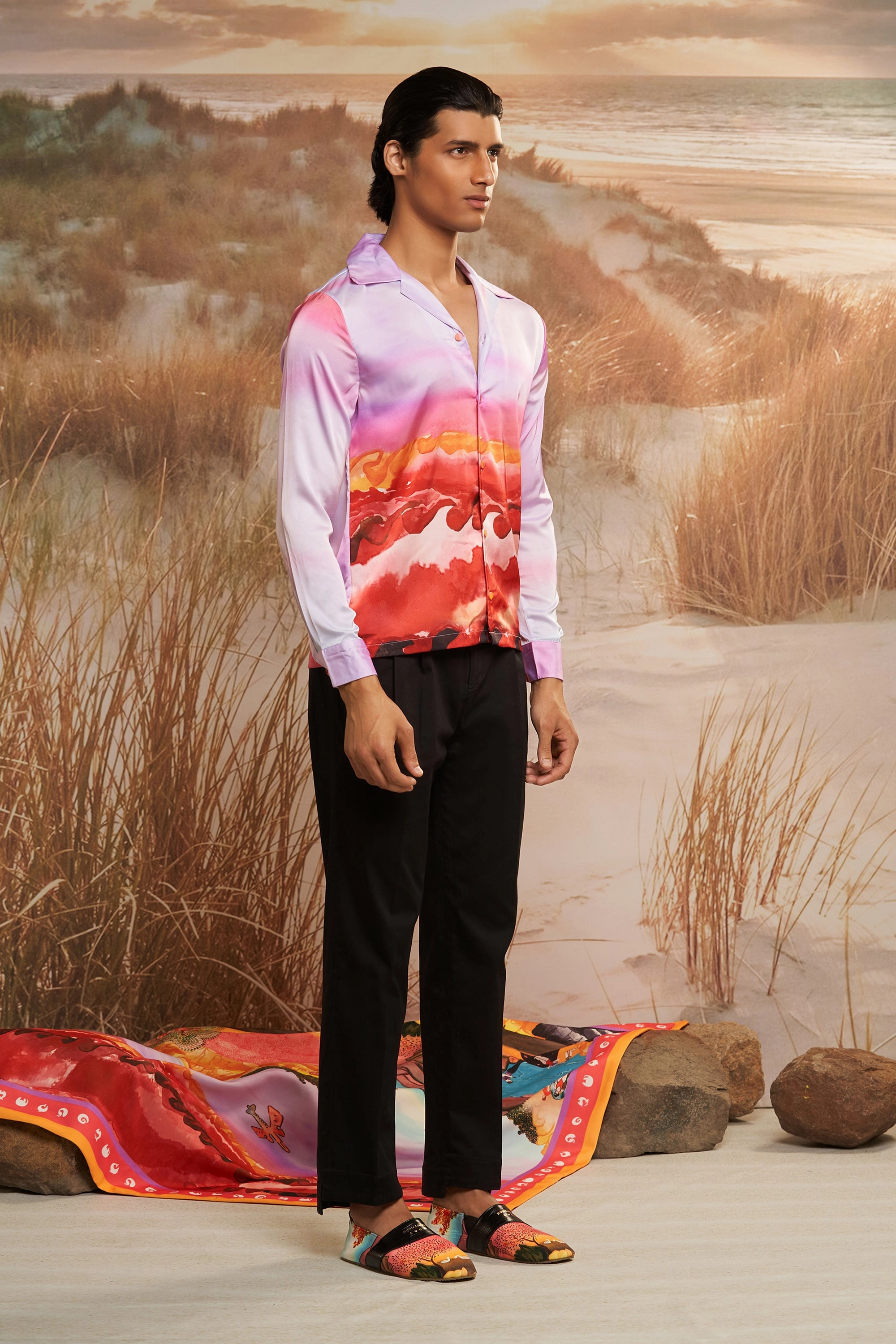 Sol Dusk Ombre Resort Shirt
