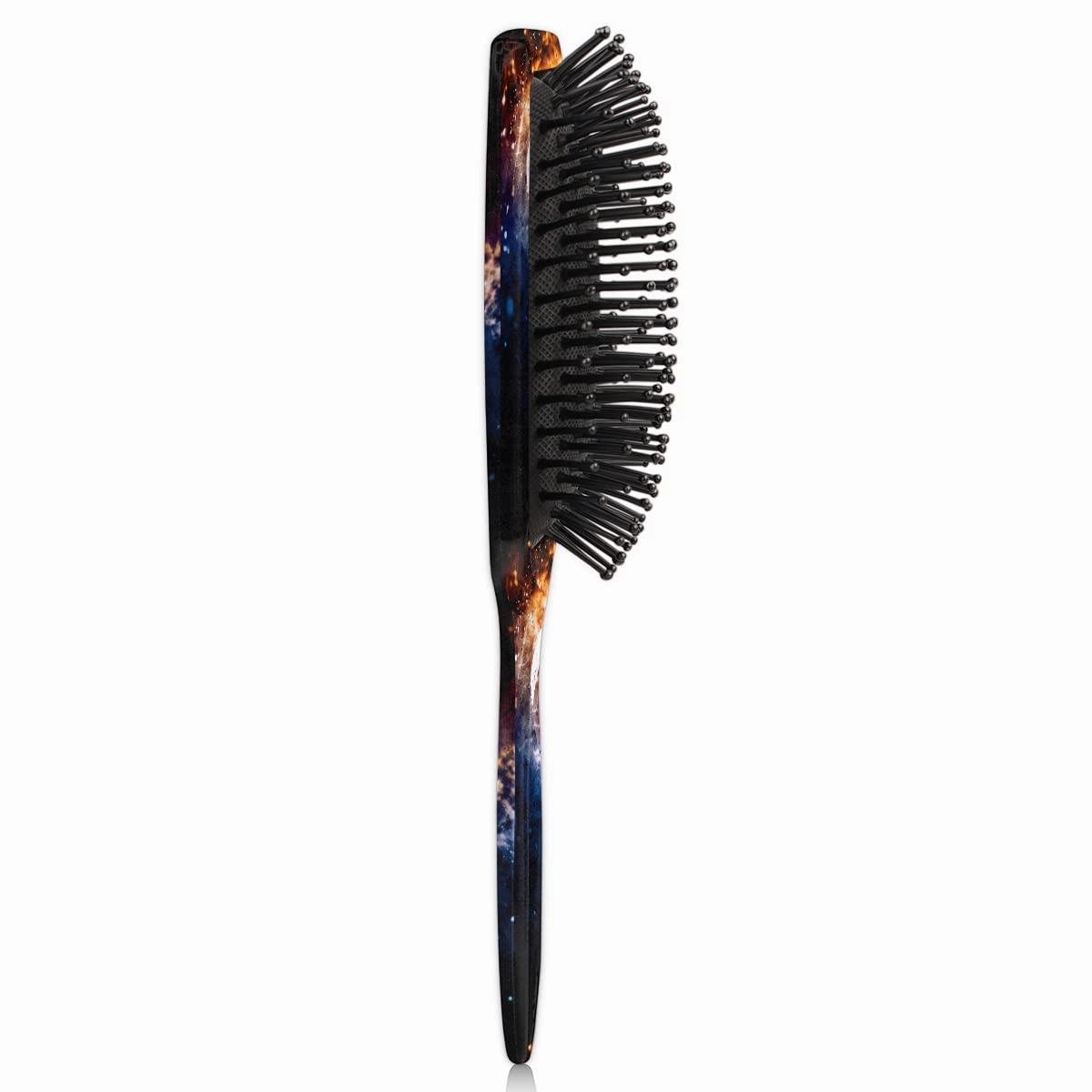 Space America Football Hair Brush, Sport Football Wet Dry Air Cushion Detangler for Kids Adults, Back To School Gift for Women Men