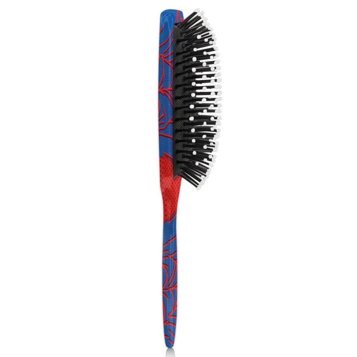 Spider Web Blue Kids Detangler Hair Brush Hairbrush for Boys Girls, Detangling Brush Smooth for Wet Dry Thin Long Curly Hair, Glide Through Tangles with Ease and Massage Scalp
