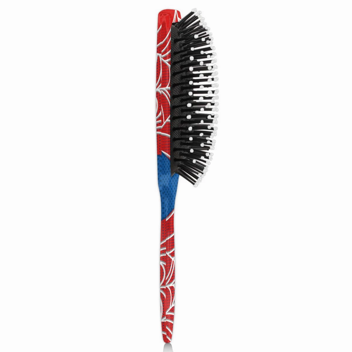Spider Web Red Kids Detangler Hair Brush Hairbrush for Boys Girls, Detangling Brush Smooth for Wet Dry Thin Long Curly Hair, Glide Through Tangles with Ease and Massage Scalp