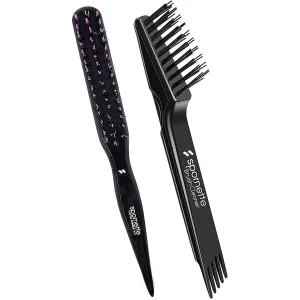 Spornette Little Wonder Boar Pink 111 Bundle with Hair Brush Cleaner