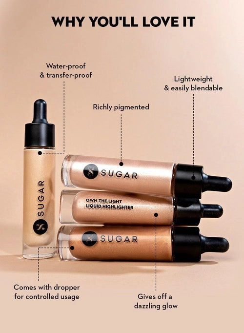 SUGAR Own The Light Liquid Highlighter - 04 Chic Celeste
