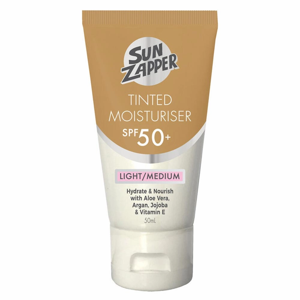 Sun Zapper Tinted Moisturiser SPF 50  Light/ Medium