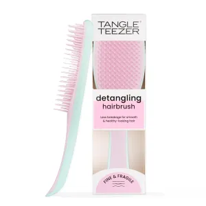 Tangle Teezer Fine & Fragile Ultimate Detangler Brush, Dry & Wet Hair Brush to Detangle & Reduce Breakage, Marshmallow Pink & Mint