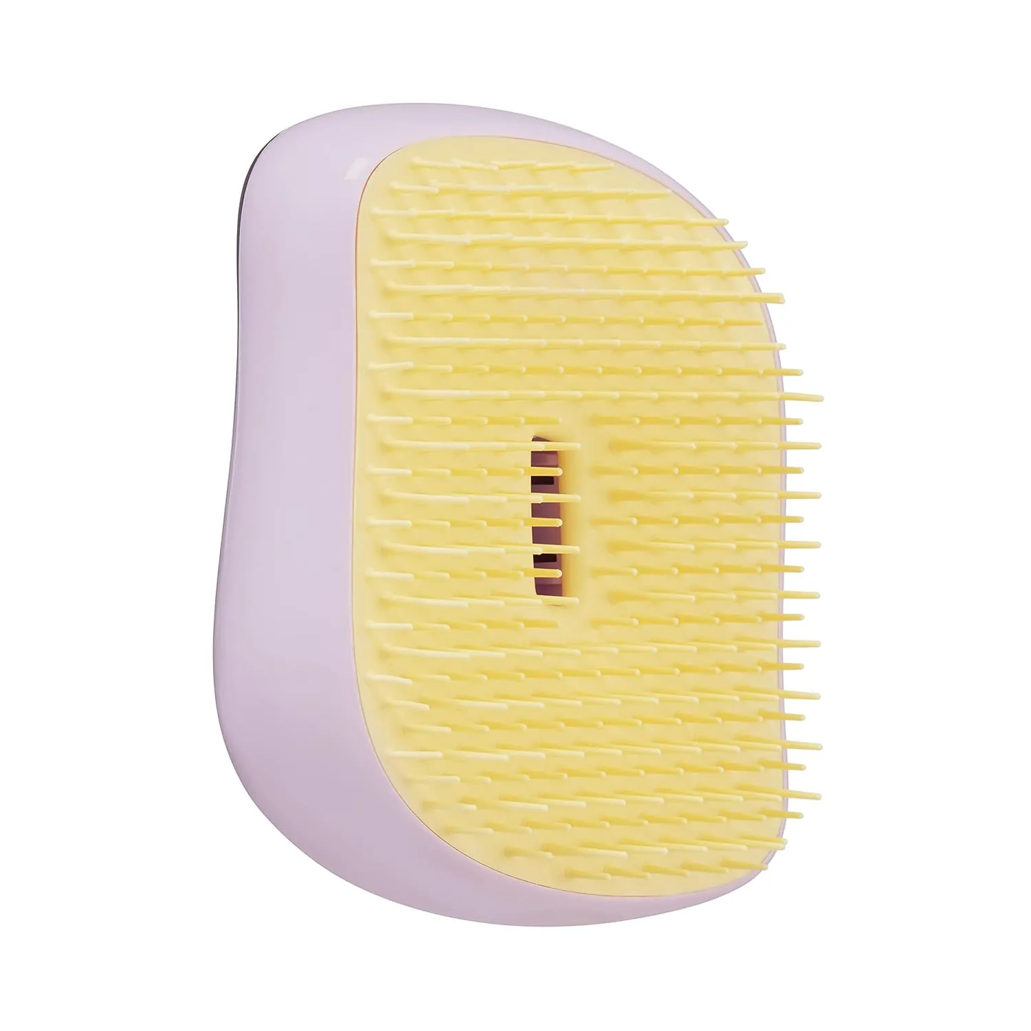 Tangle Teezer The Compact Styler Detangling Brush, Dry and Wet Hair Brush Detangler for Traveling and Small Hands, Sweet Lilac/Yellow Chrome (10301-081-3), 1.0 Count