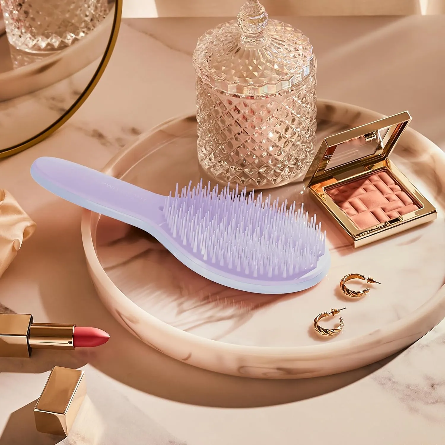 Tangle Teezer The Ultimate Styler Hair Styling Brush for Dry Styling, Maintains, Blends & Adds Volume, Texture & Shine, Lilac Cloud