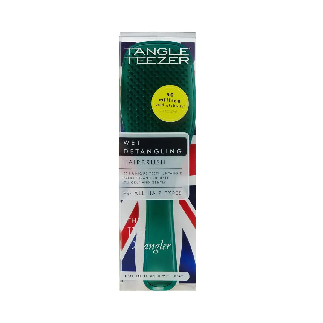 Tangle Teezer | The Wet Detangler Hairbrush for Wet & Dry Hair | For All Hair Types | Eliminates Knots & Reduces Breakage | Green Jungle