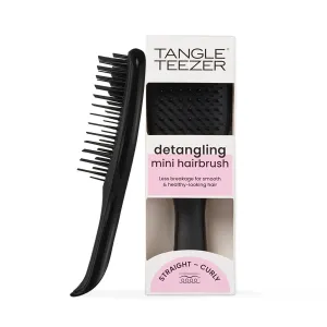 Tangle Teezer Ultimate Detangler Hairbrush, Eliminates Knots & Reduces Breakage, Mini Hair Brush for Travel, Small Hands & All Hair Types, Black