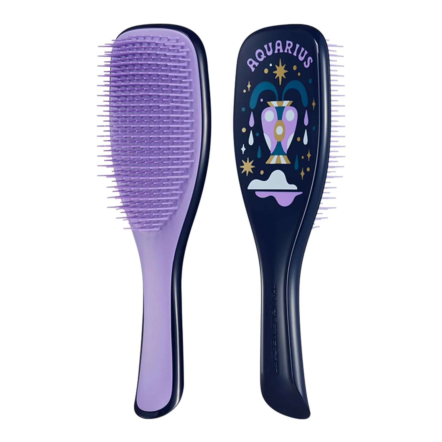 Tangle Teezer Zodiac Ultimate Detangler Hairbrush for Wet & Dry Hair, Eliminates Knots & Reduces Breakage for All Hair Types, Aquarius
