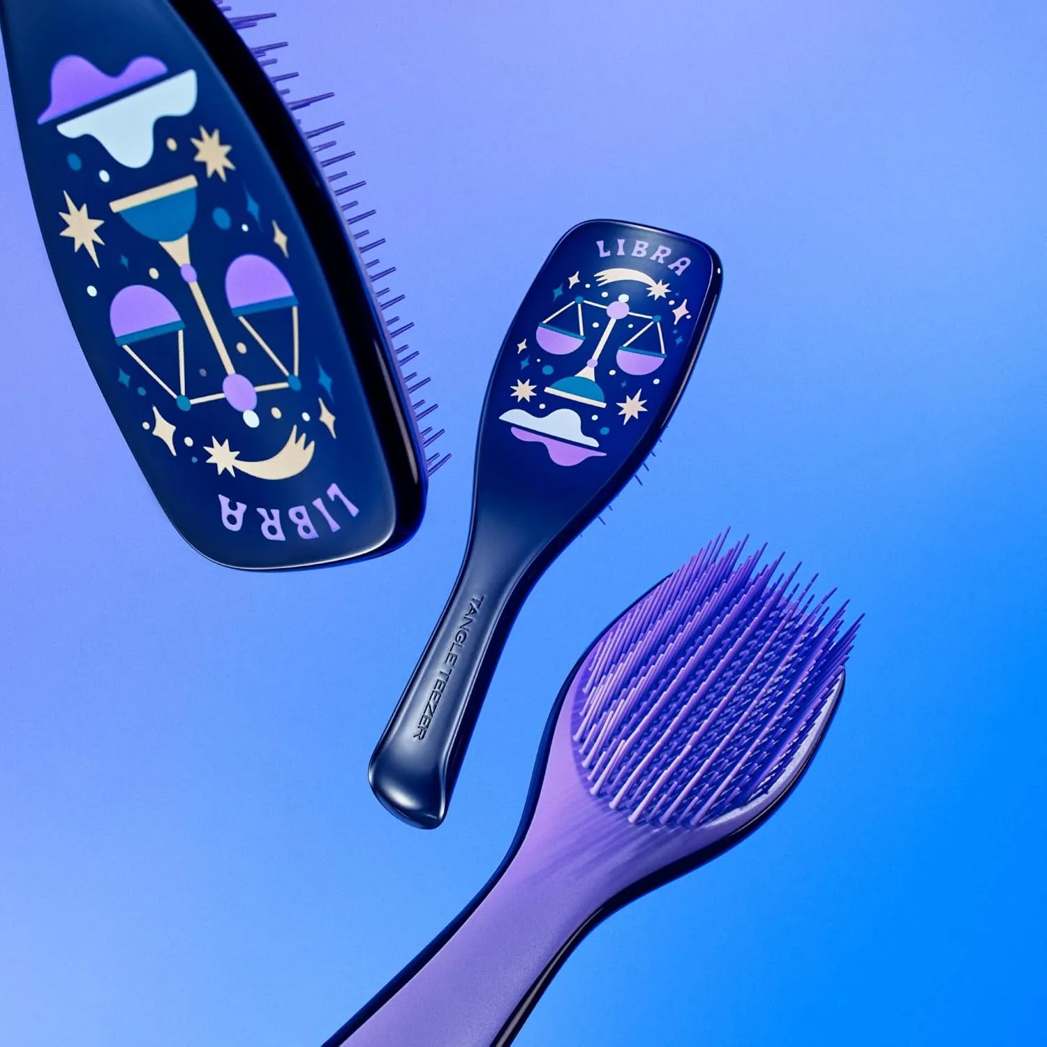 Tangle Teezer Zodiac Ultimate Detangler Hairbrush for Wet & Dry Hair, Eliminates Knots & Reduces Breakage for All Hair Types, Libra