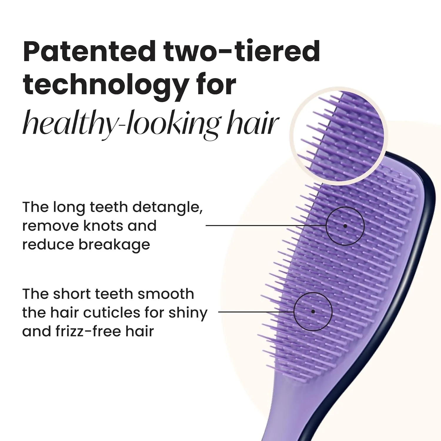 Tangle Teezer Zodiac Ultimate Detangler Hairbrush for Wet & Dry Hair, Eliminates Knots & Reduces Breakage for All Hair Types, Libra