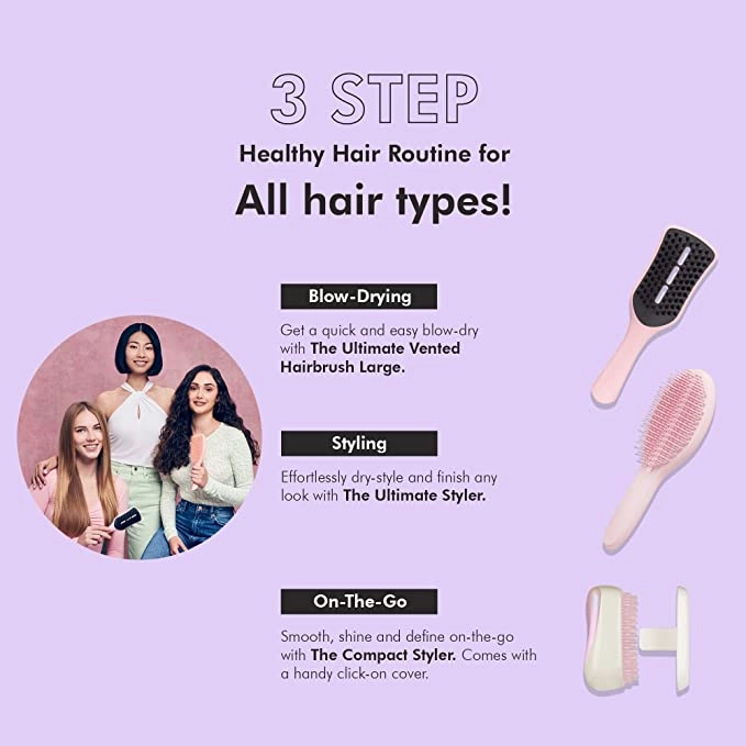 Tangle Teezer Compact Styler On-The-Go Detangling Hairbrush  Holo Hero