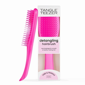 Tangle Teezer Fine & Fragile Ultimate Detangler Brush, Dry & Wet Hair Brush to Detangle & Reduce Breakage, Runway Pink