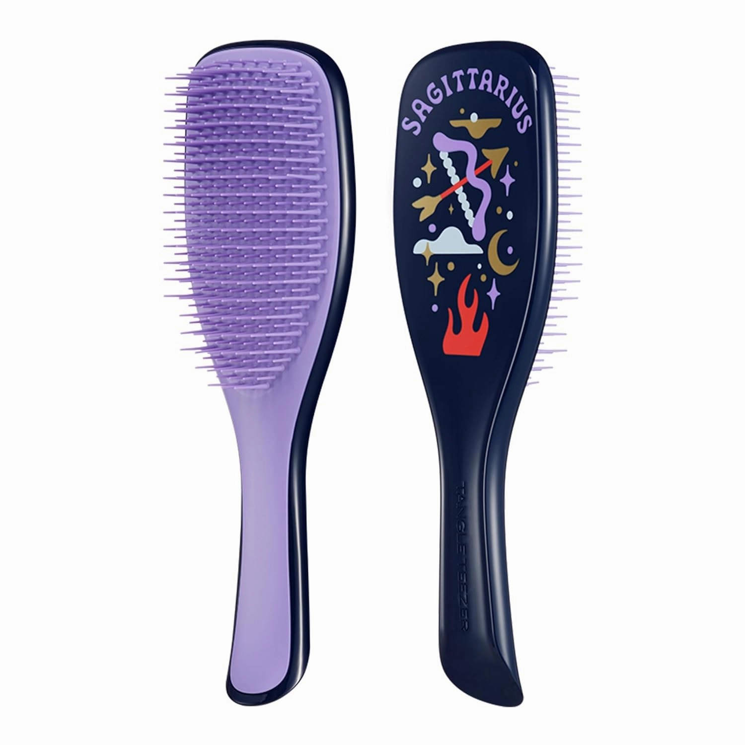 Tangle Teezer Zodiac Ultimate Detangler Hairbrush for Wet & Dry Hair, Eliminates Knots & Reduces Breakage for All Hair Types, Sagittarius