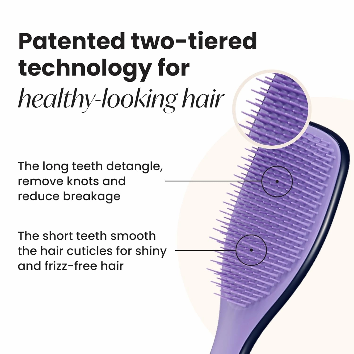 Tangle Teezer Zodiac Ultimate Detangler Hairbrush for Wet & Dry Hair, Eliminates Knots & Reduces Breakage for All Hair Types, Virgo