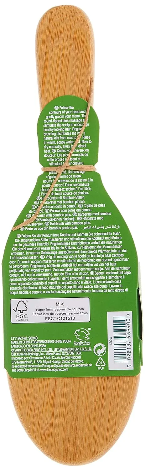 The Body Shop Bamboo Pin Hairbrush