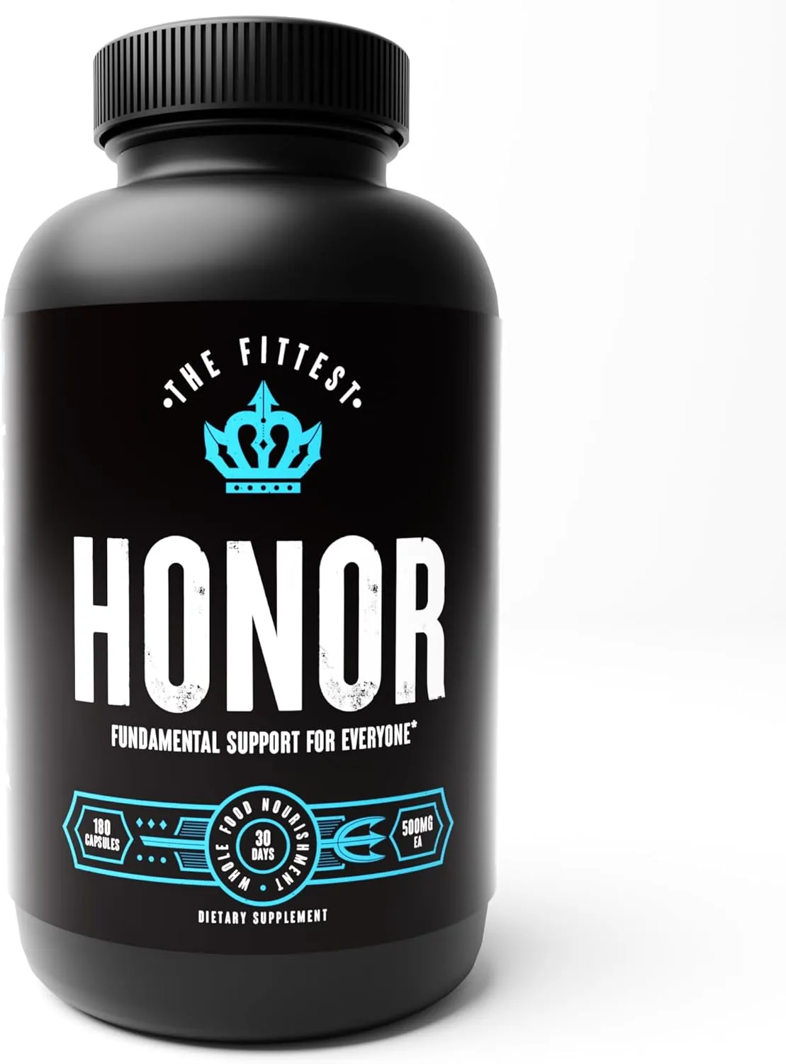 The Fittest Honor Supplement - Supports Energy, Collagen Production and Joint & Bone Health - Grass Fed Liver & Bone Marrow - 180 Capsules