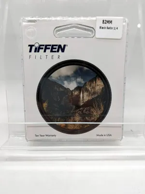 Tiffen 82MM Black Satin 1/4 Filter