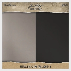Tim Holtz Idea-ology Kraft Stock Metallic