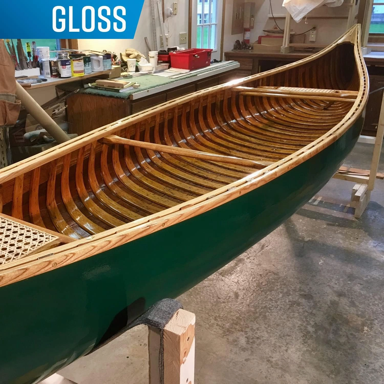 TotalBoat Lust Marine Varnish, High Gloss and Matte Finish for Wood, Boats, Outdoor Furniture (Matte, Quart)