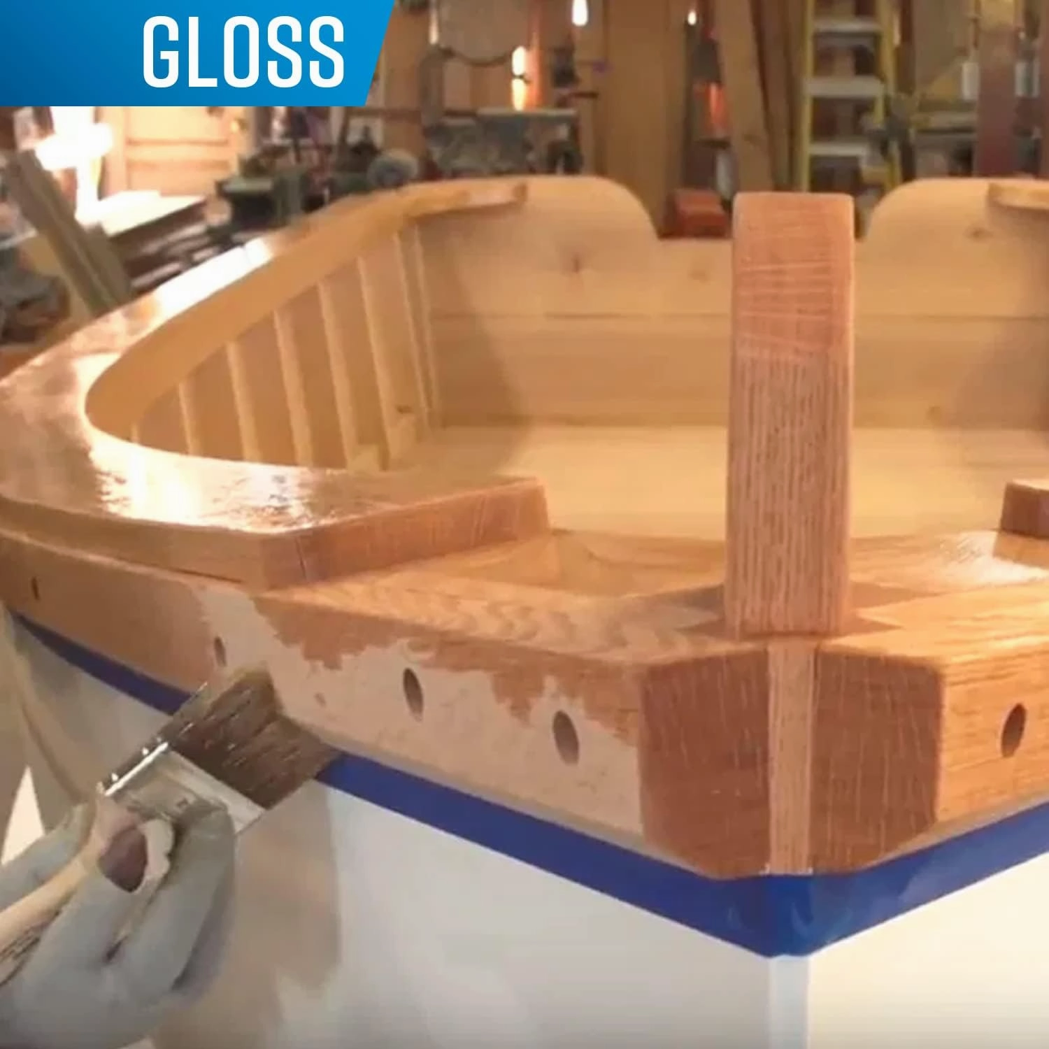 TotalBoat Lust Marine Varnish, High Gloss and Matte Finish for Wood, Boats, Outdoor Furniture (Matte, Quart)