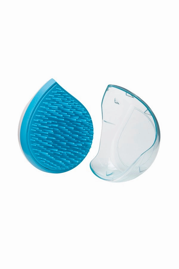 Travel brush for thick hair Blue