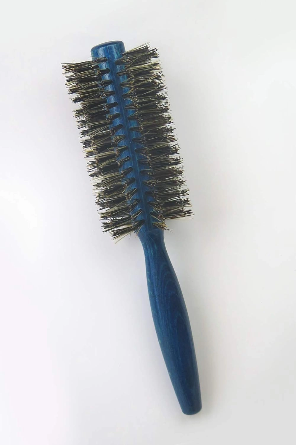 Tredoni 2.2" 100% Natural Boar-Bristle Round Hairbrush - Extra Firm Blow-Dry Hairbrush (55 mm = 2.2 inch)