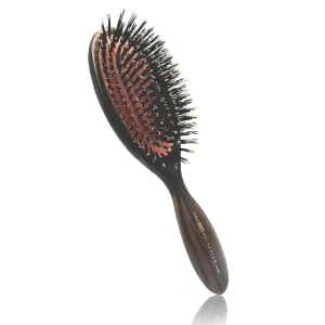VESS Sepian Cushion Brush SP-3500, Wild-Boar Bristle 100%, Lightweight Wide Hairbrush-Made in Japan