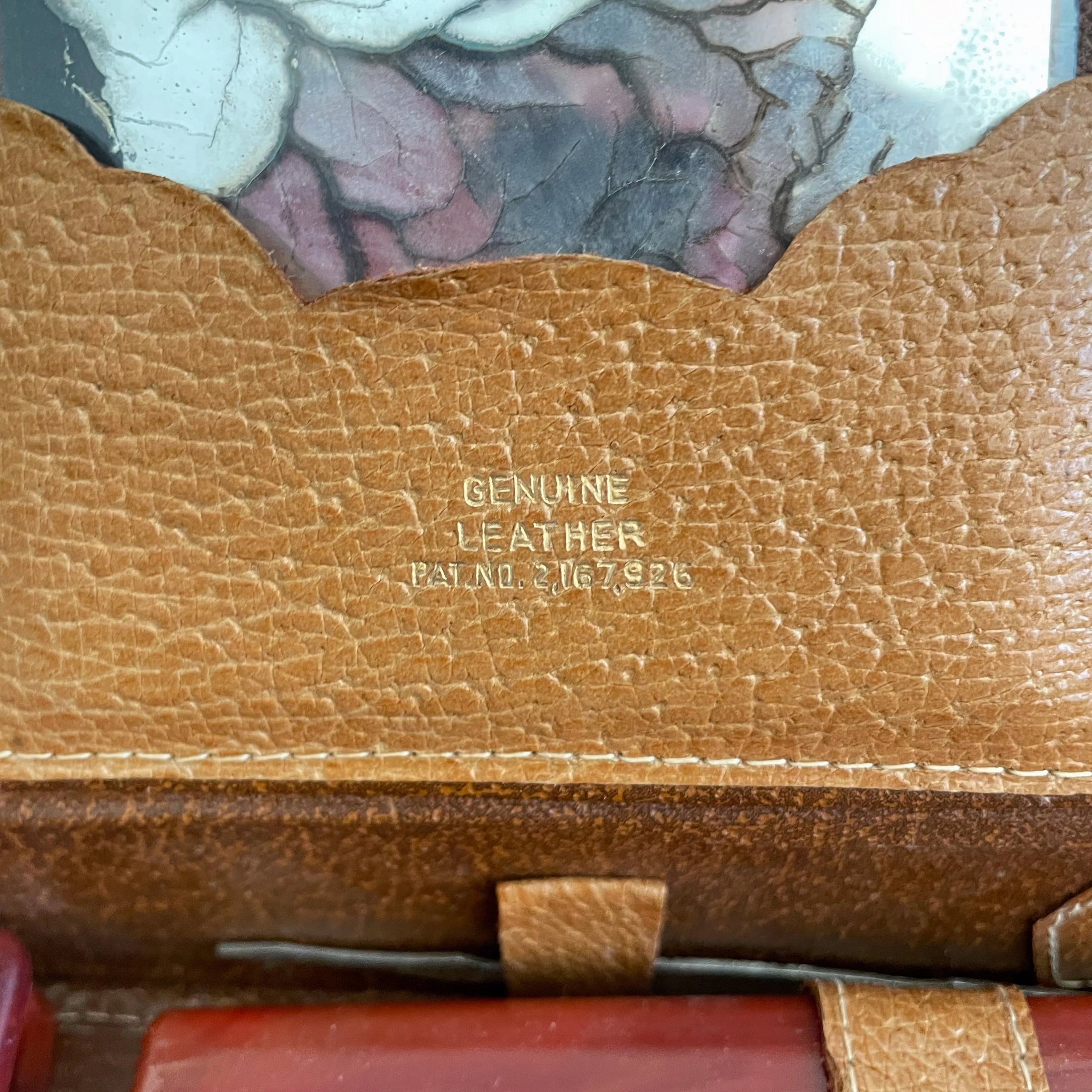 Vintage MCM Leather Mens Grooming Travel Kit, Dopp Toiletries Case