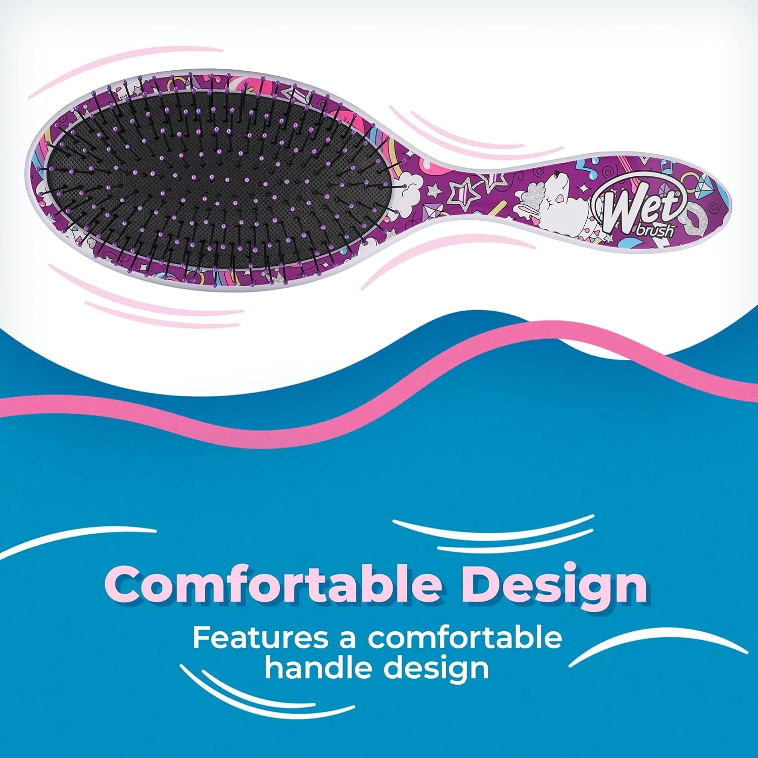 Wet Brush Happy Hair Original Detangler Llama