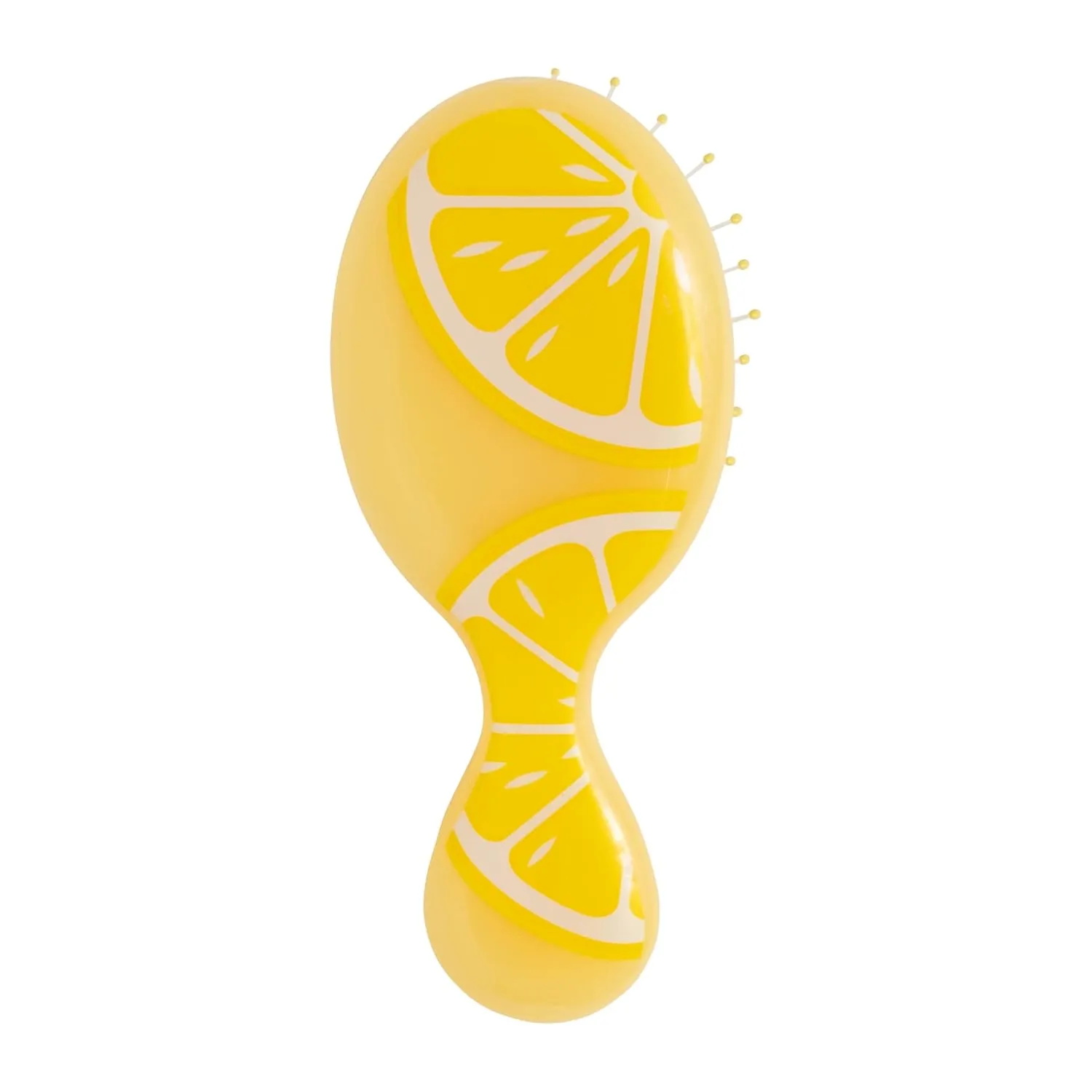 Wet Brush Mini Detangler Hair Brush, Lemon (Tutti Fruity), Detangling Travel Hairbrush, Ultra-Soft IntelliFlex Bristles Glide Through Tangles with Ease, Pain-Free, All Hair Types, Limited Edition