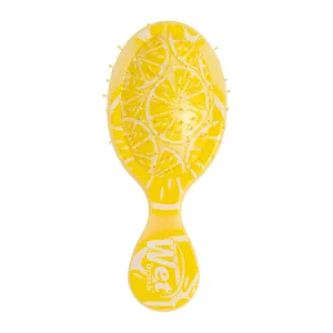Wet Brush Mini Detangler Hair Brush, Lemon (Tutti Fruity), Detangling Travel Hairbrush, Ultra-Soft IntelliFlex Bristles Glide Through Tangles with Ease, Pain-Free, All Hair Types, Limited Edition