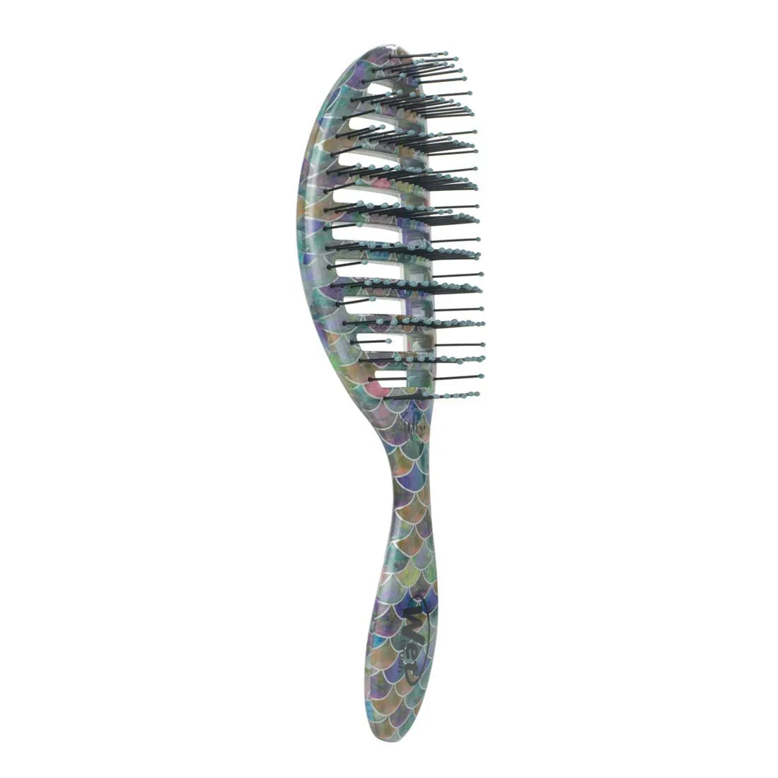 Wet Brush Speed Dry Hair Brush, Mermaid Tail - Vented Design and Ultra Soft HeatFlex Bristles Are Blow Dry Safe With Ergonomic Handle Manages Tangle and Uncontrollable Hair - Pain-Free