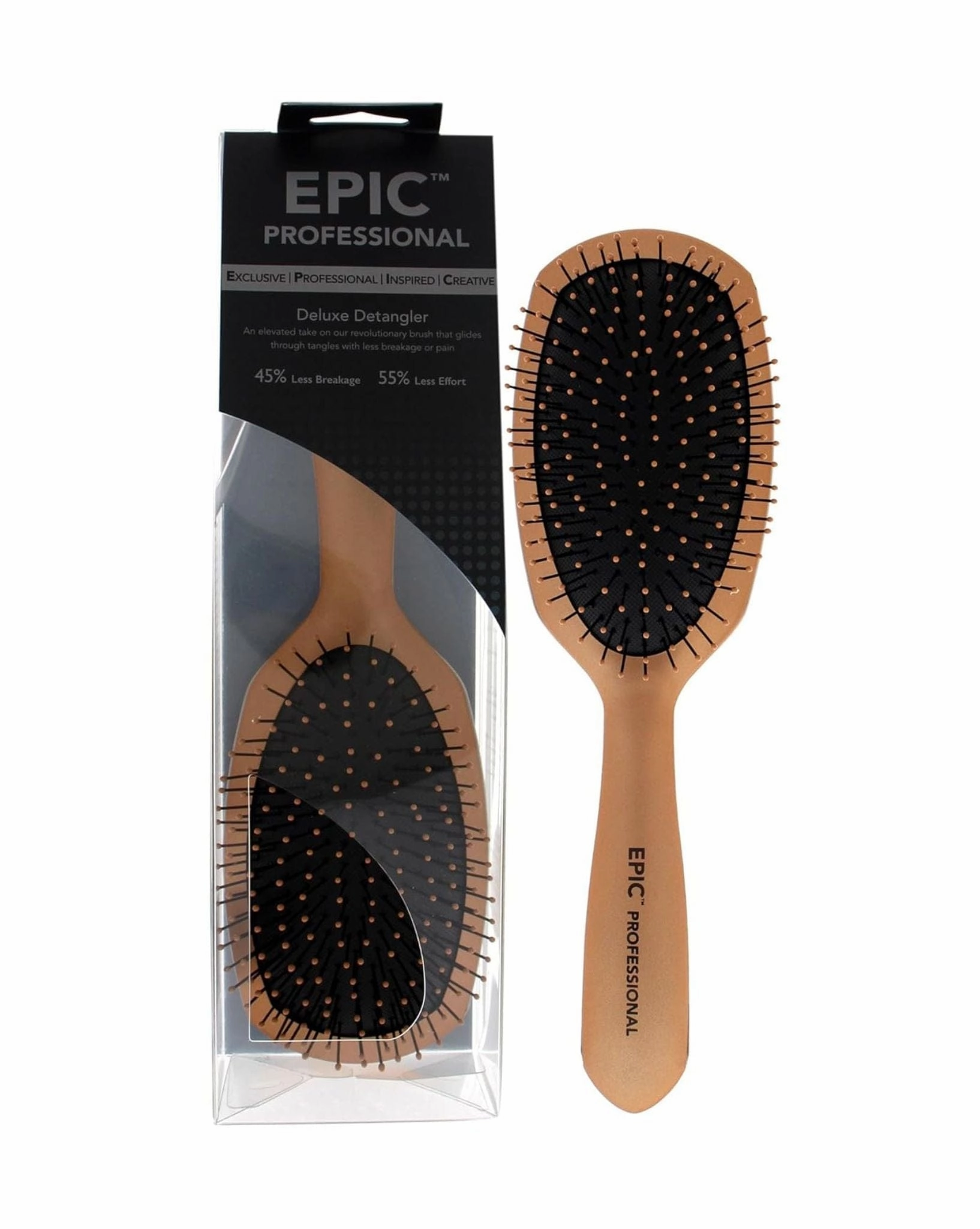 WetBrush Epic Deluxe Rose Gold Rounded Paddle