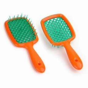 WK-23 Hairbrush for girls / women (Orange)