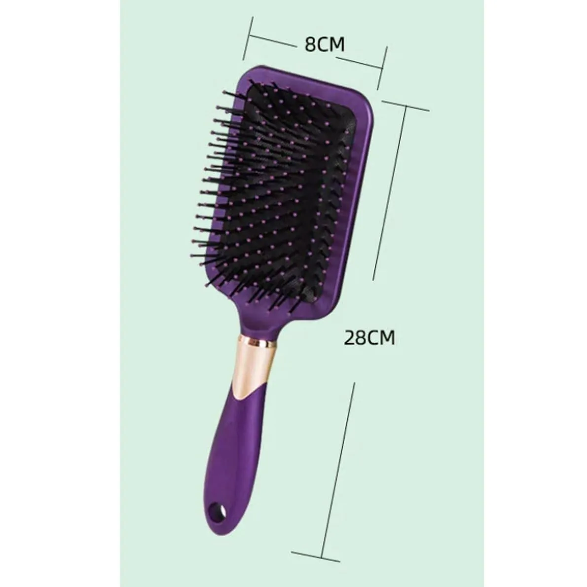 Women Hair Combs Massage Hairbrush Air Cushion Hair Combs Hair Brushes Hair Styling Tools (Color : Purple)