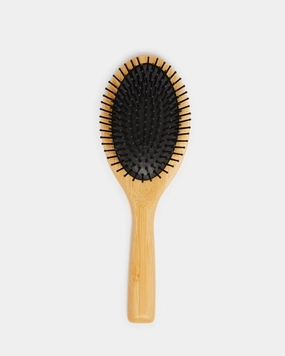 Women Beige Wooden Hair Brush