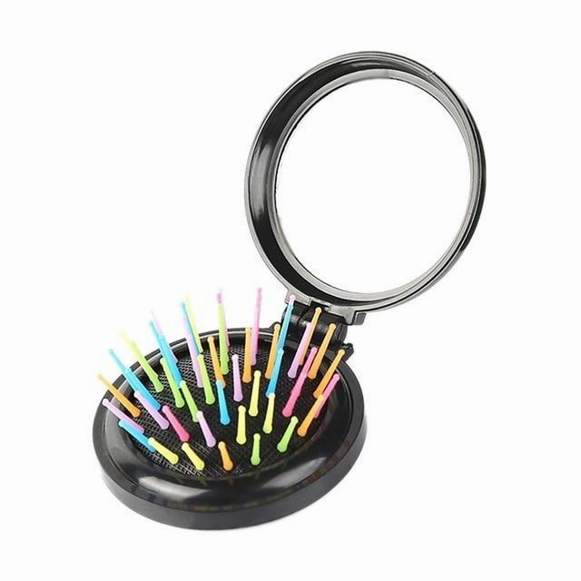 Women's Portable Mini Folding Makeup Hair Brush