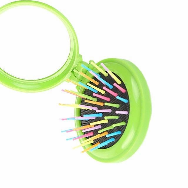 Women's Portable Mini Folding Makeup Hair Brush