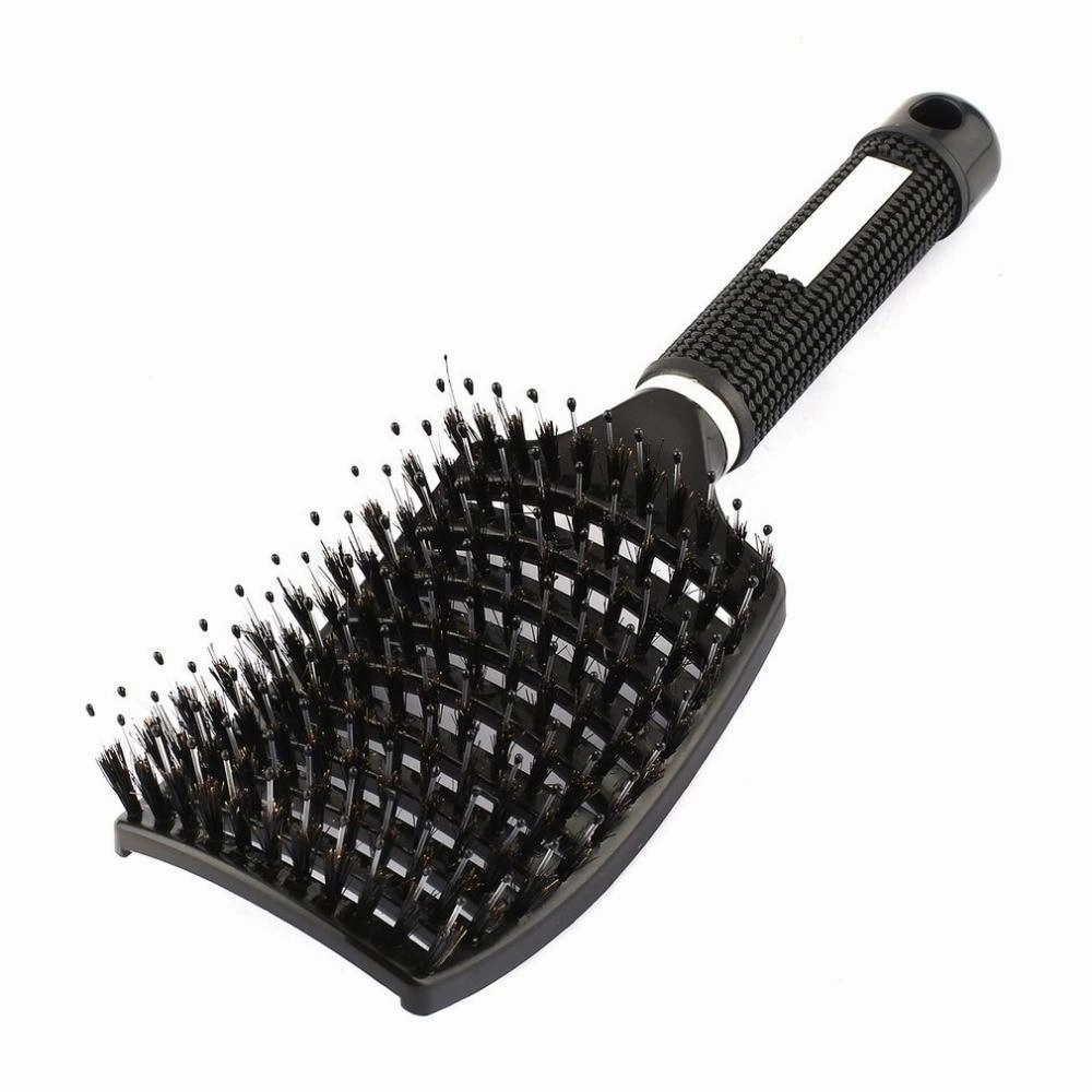 Women's Scalp Massage Bristle Nylon Hair Brush