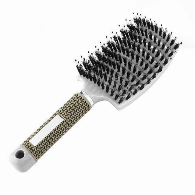 Women's Scalp Massage Bristle Nylon Hair Brush