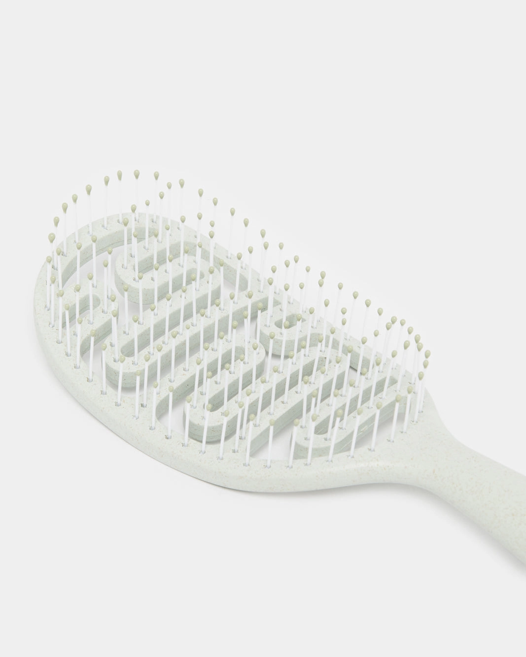 Women White Wet Hair Brush