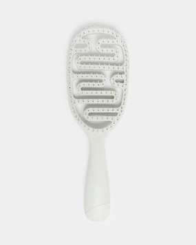 Women White Wet Hair Brush