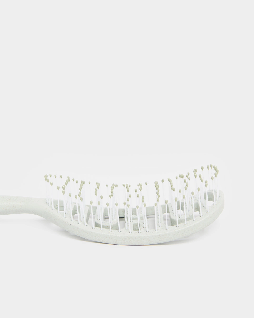 Women White Wet Hair Brush