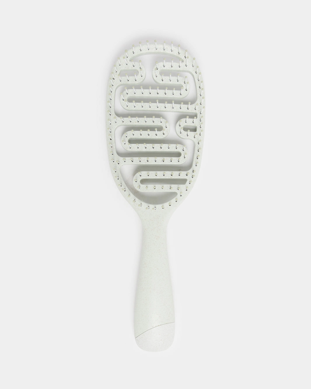 Women White Wet Hair Brush