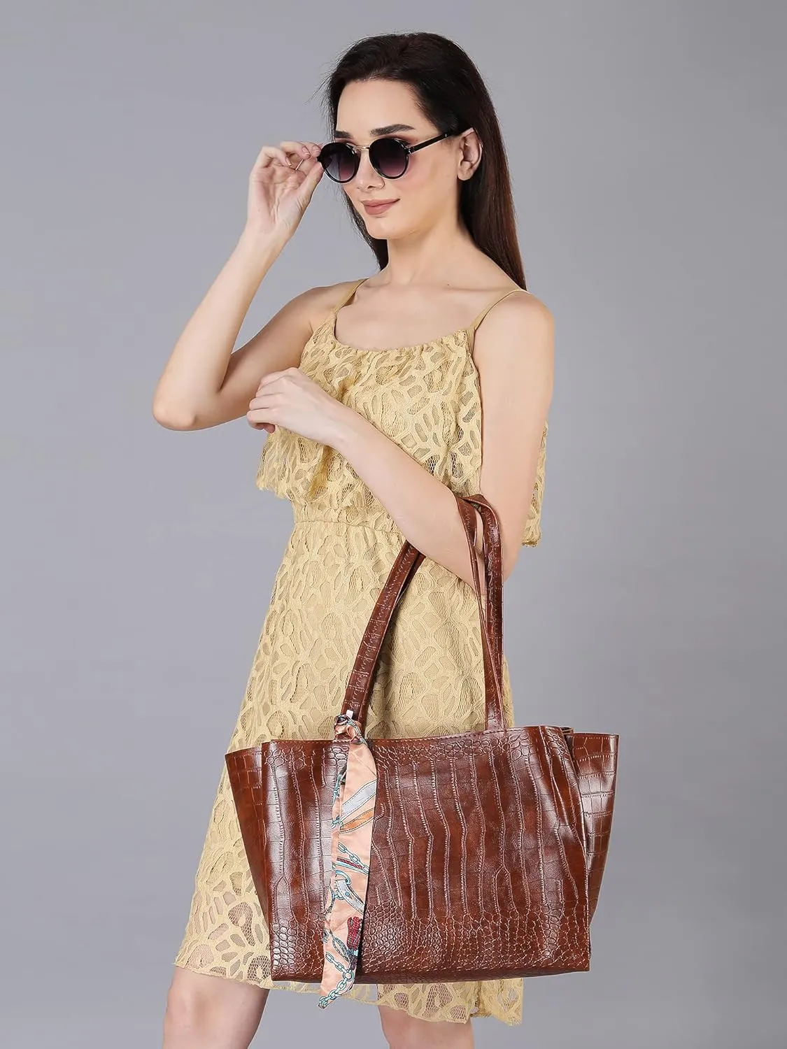Women's Bag/Shoulder Bag/Tote Bag/Croc Pattern/Ice Bag