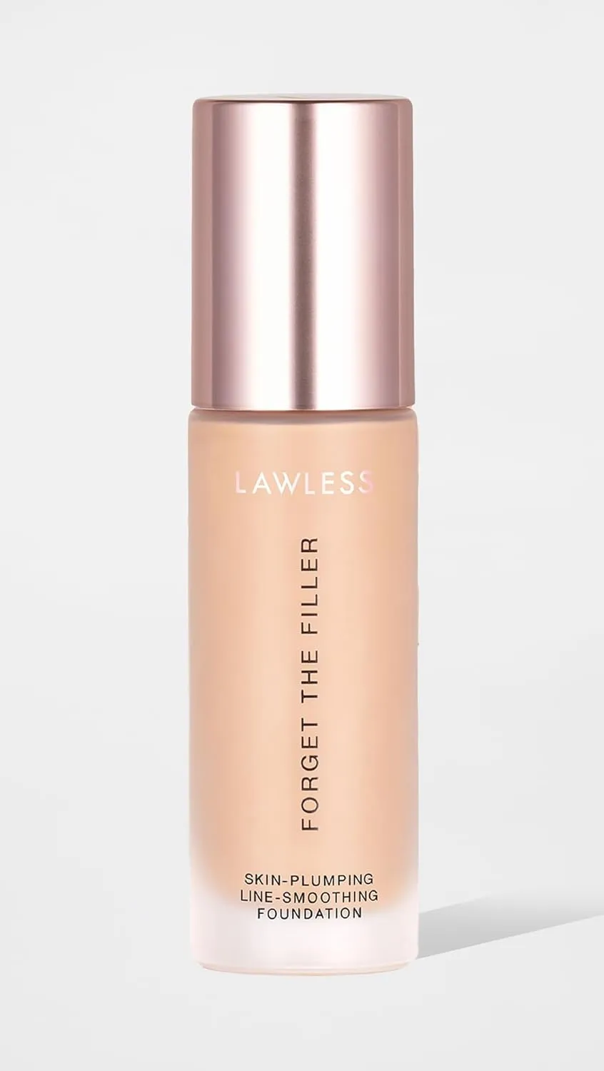 Women's Forget the Filler Skin-Plumping Line-Smoothing Foundation, 7L, light medium with neutral-golden undertones, 1.0 Ounce